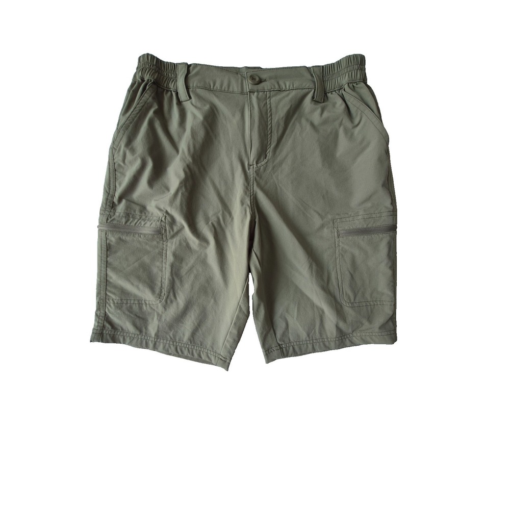 Willit Men's Cargo Hiking Shorts Medium Olive‎ Stretch Outdoor Performance Nylon